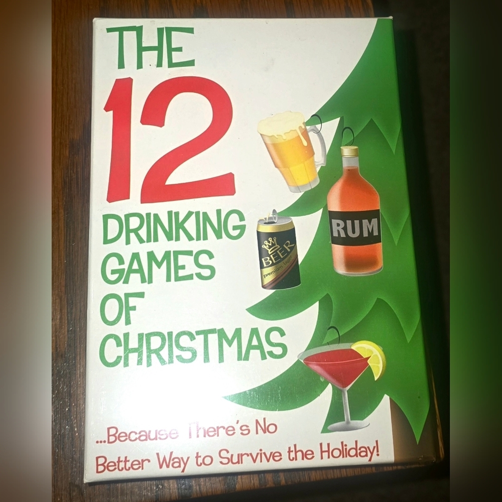 The 12 Drinking Games Of Christmas Kheper Games 2009 New - Open Box